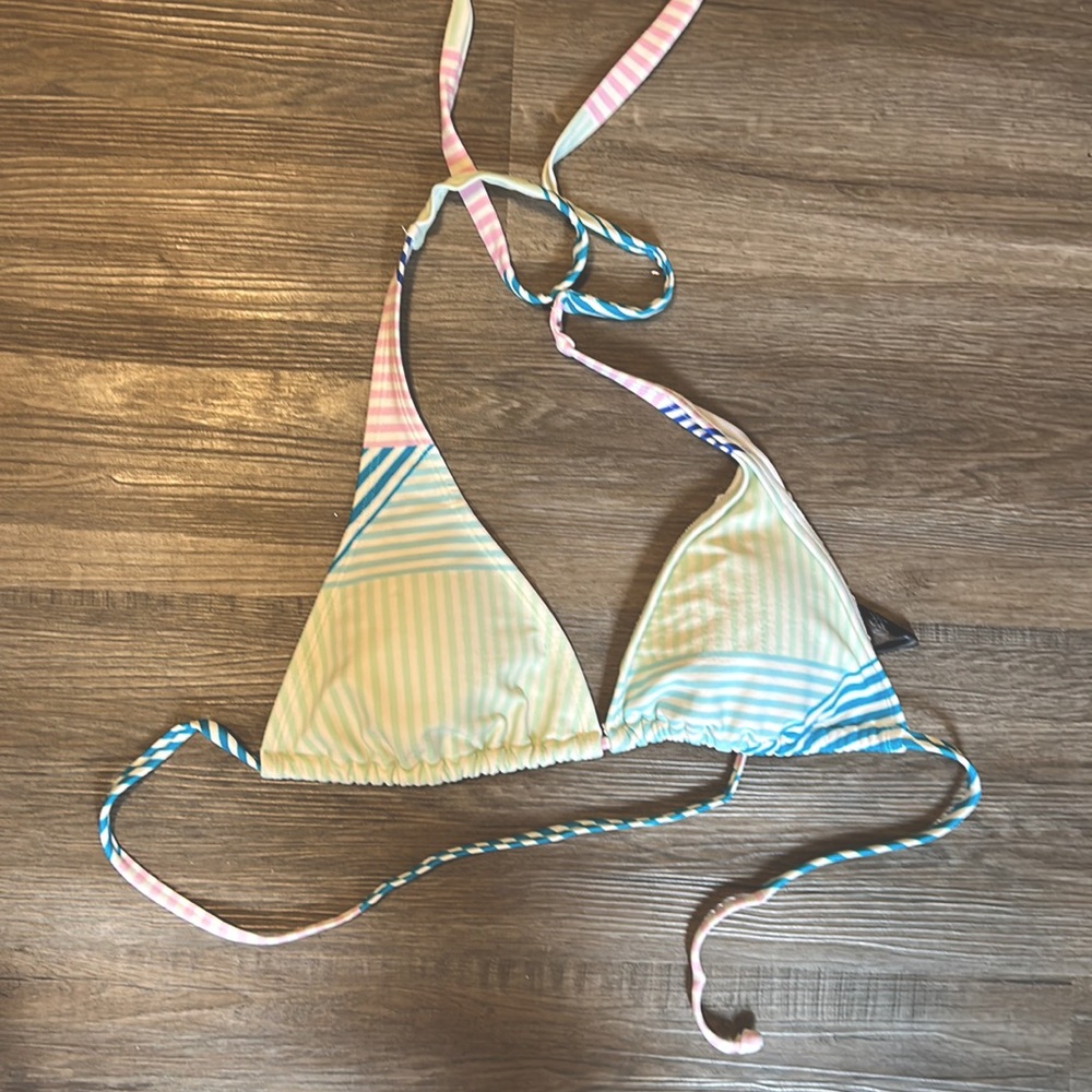 Multi color bikini top